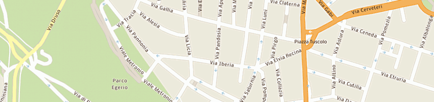 Mappa della impresa macelleria antica di bufacchi sandro a ROMA