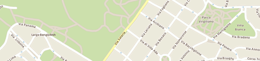 Mappa della impresa teodori maurizio e gianfranco - snc a ROMA