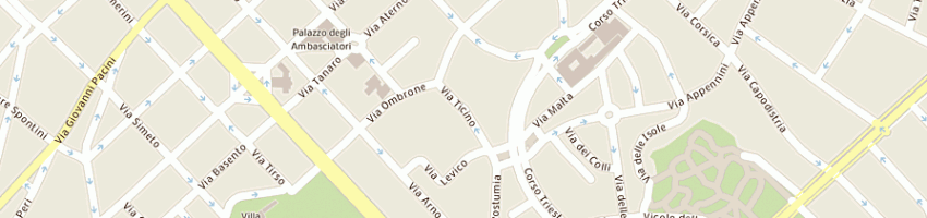 Mappa della impresa infoconsult 2000 sas di donatella masala a ROMA