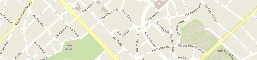 Mappa della impresa autorimessa levico snc di mainella a e c a ROMA