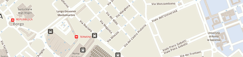 Mappa della impresa hotel luciani a ROMA