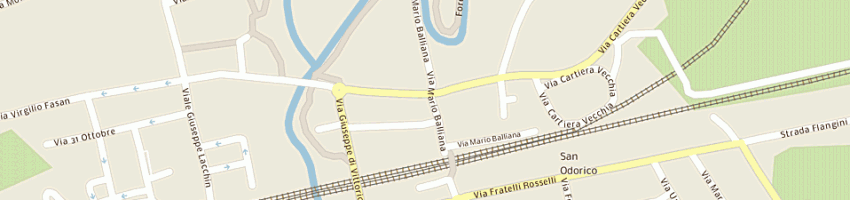 Mappa della impresa centro estetico immagine snc di del ben dominga e luisetto ilaria a SACILE