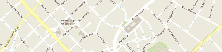 Mappa della impresa tecno appalti srl a ROMA