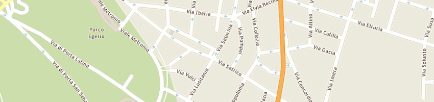 Mappa della impresa de parolis anna maria a ROMA