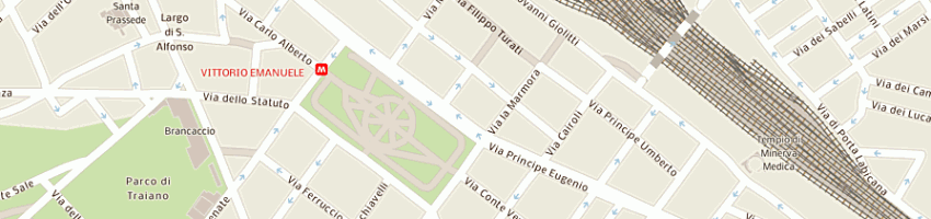 Mappa della impresa pesce francesco a ROMA