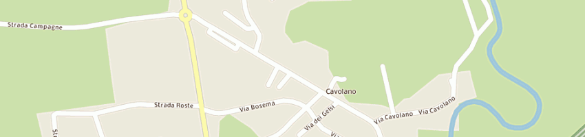 Mappa della impresa latteria di cavolano a SACILE