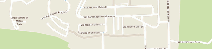 Mappa della impresa scuola elementare statale 152 circolo didattico 'tosi' a ROMA