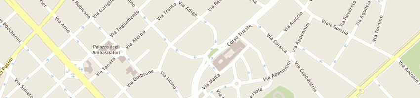 Mappa della impresa castin snc di carosi alessandro e cristin luca a ROMA