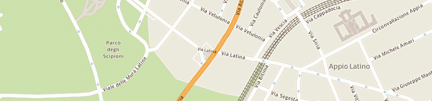 Mappa della impresa open cafe' di verzilli tito e c sas a ROMA