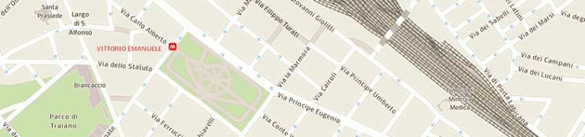 Mappa della impresa crm centro ricerche musicali a ROMA