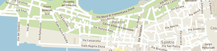 Mappa della impresa ristorante ai lumi tavernetta a TRAPANI