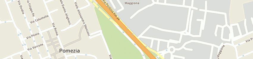 Mappa della impresa autocentro pomezia srl a POMEZIA