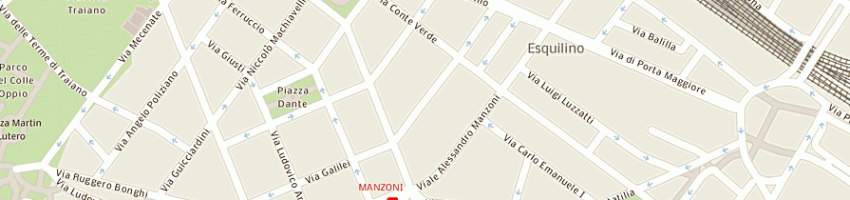 Mappa della impresa elettrocentro srl a ROMA