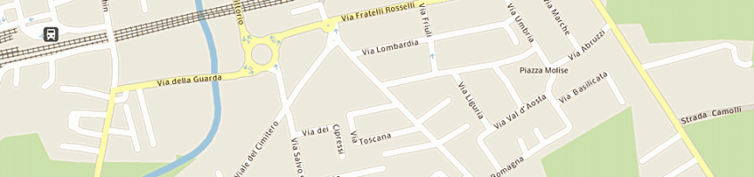 Mappa della impresa modolo livio e c snc a SACILE