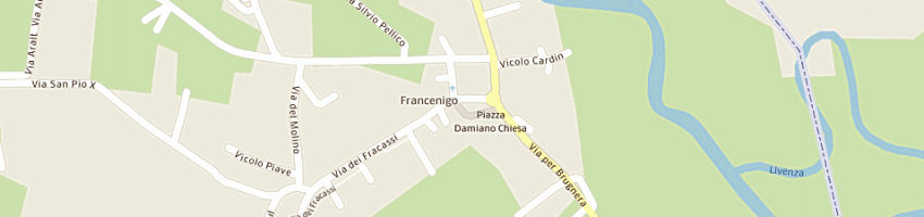 Mappa della impresa meccanica - ig (snc) a GAIARINE