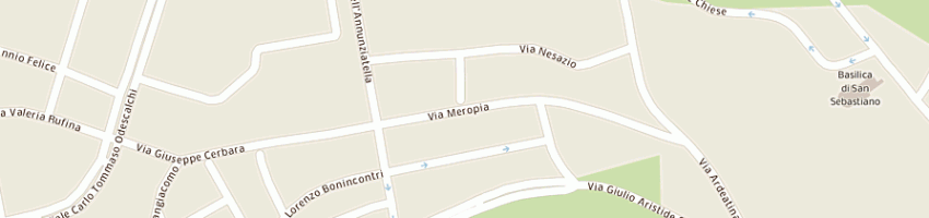 Mappa della impresa nuova clinica annunziatella a ROMA
