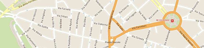 Mappa della impresa all service srl a ROMA
