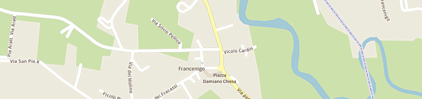Mappa della impresa caseificio lia sncdi barattin gianni e c a GAIARINE