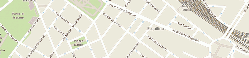 Mappa della impresa romana consulenza srl a ROMA