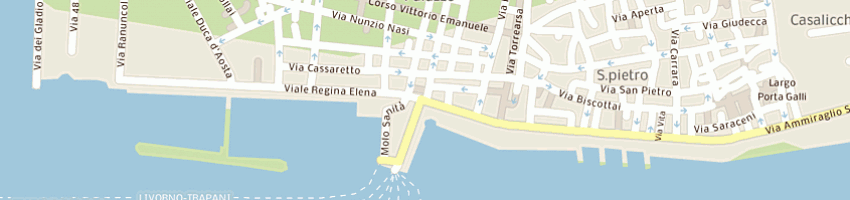 Mappa della impresa barresi francesco a TRAPANI