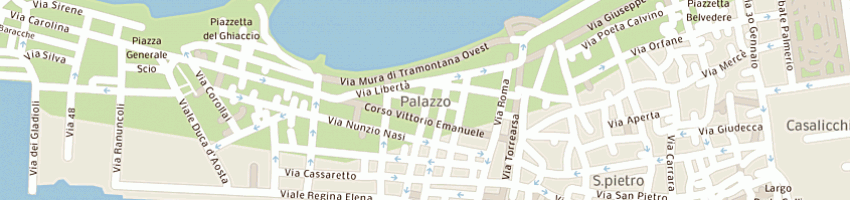 Mappa della impresa istituto centrale per il sostentamento del clero a TRAPANI