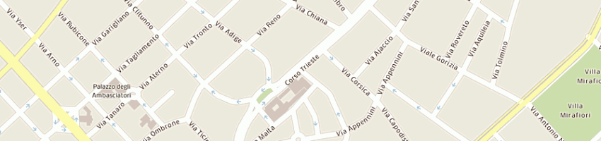 Mappa della impresa portale a ROMA