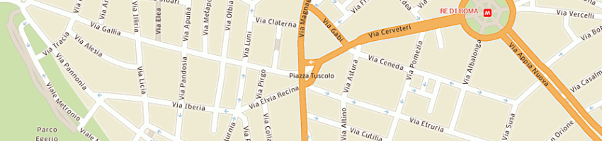 Mappa della impresa iannarelli mauro e c snc a ROMA