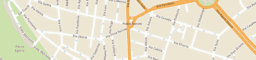 Mappa della impresa fomer srl a ROMA