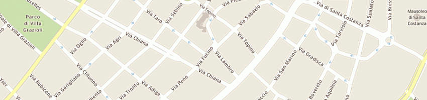 Mappa della impresa bennati augusta a ROMA