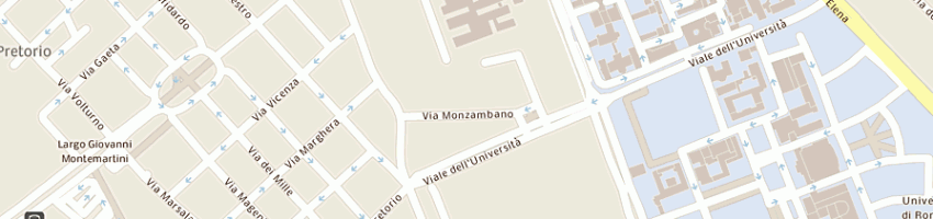 Mappa della impresa genio civile a ROMA