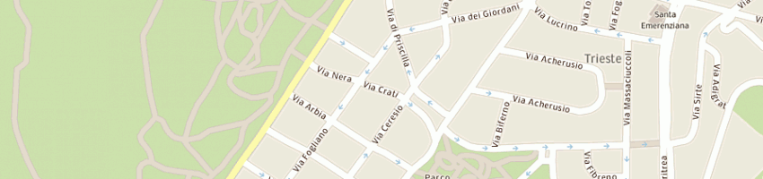 Mappa della impresa gloria travel - srl a ROMA