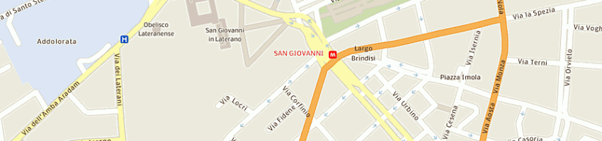 Mappa della impresa sinceri carla a ROMA