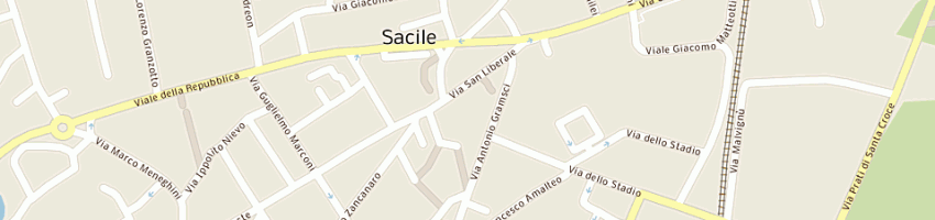 Mappa della impresa signorato giuseppe a SACILE