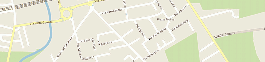 Mappa della impresa zandona' dino a SACILE