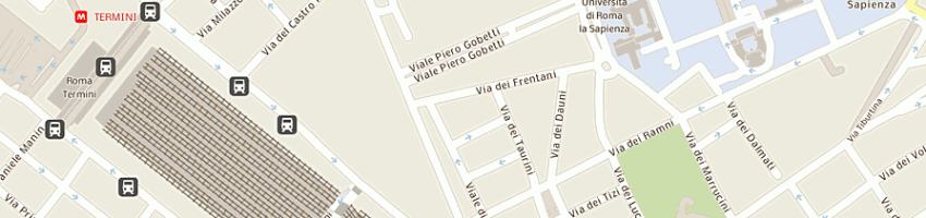 Mappa della impresa centro congressi frentani srl a ROMA