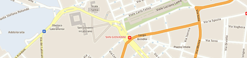 Mappa della impresa cst centro spettacoli teatrali a ROMA