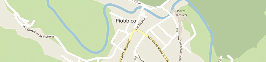 Mappa della impresa bar il borghetto a PIOBBICO