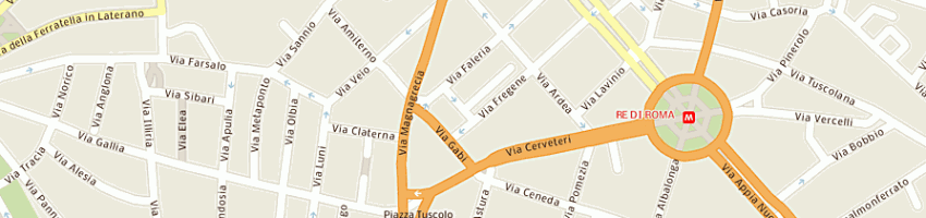 Mappa della impresa donatelli paola a ROMA