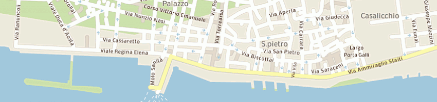 Mappa della impresa euroservizi e progetti di lorenzo monaco e c sas a TRAPANI