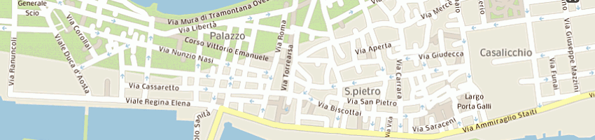Mappa della impresa albergo maccotta a TRAPANI