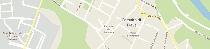 Mappa della impresa fasan mauro a FOSSALTA DI PIAVE
