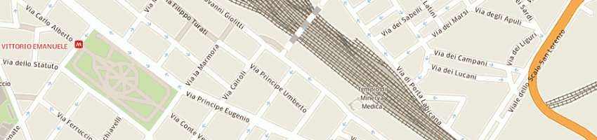 Mappa della impresa segue a ROMA