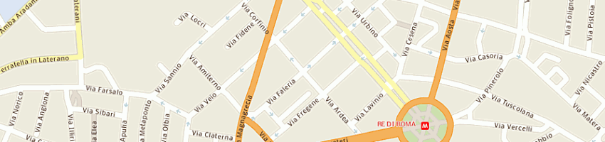 Mappa della impresa ater di roma a ROMA