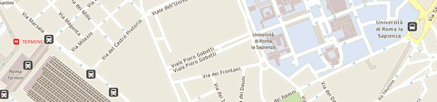 Mappa della impresa infermeria presidiaria a ROMA
