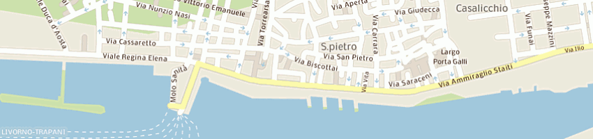 Mappa della impresa biblioteca fardelliana a TRAPANI