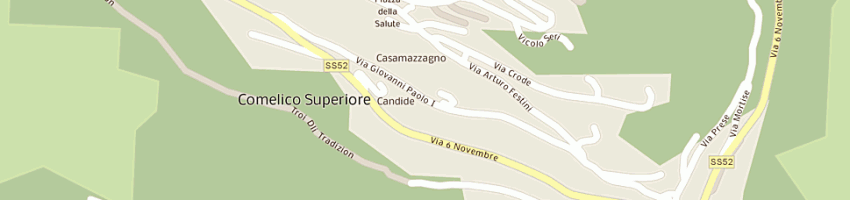 Mappa della impresa gamma di de lorenzo dandola giuseppe e c snc a COMELICO SUPERIORE