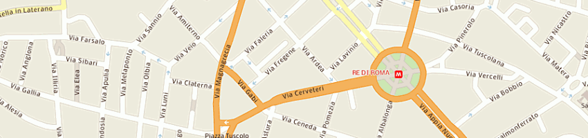 Mappa della impresa suore della compagnia di s teresa di gesu' a ROMA