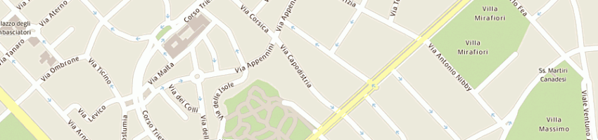 Mappa della impresa centro servizi per la ricerca e la comunicazione serico srl a ROMA