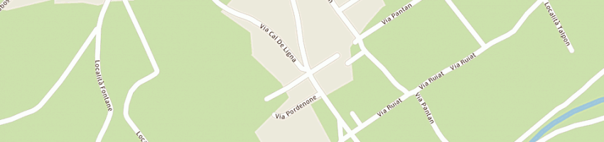 Mappa della impresa de fu di de fort umberto e c (sas) a POLCENIGO