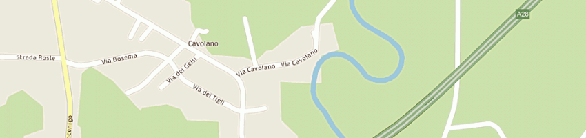 Mappa della impresa dal bo giuseppe a SACILE